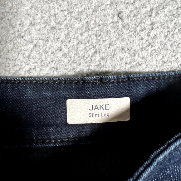 Mavi Jeans Mens 38x30 Blue Jake Slim Leg Casual Stretch Denim Preppy Logo Adult - Picture 10 of 13